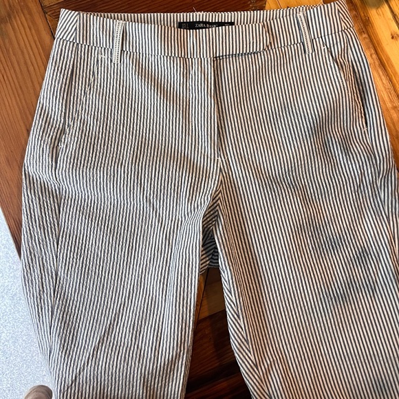 Zara Pin Strip Trousers - Size Small - Picture 4 of 5